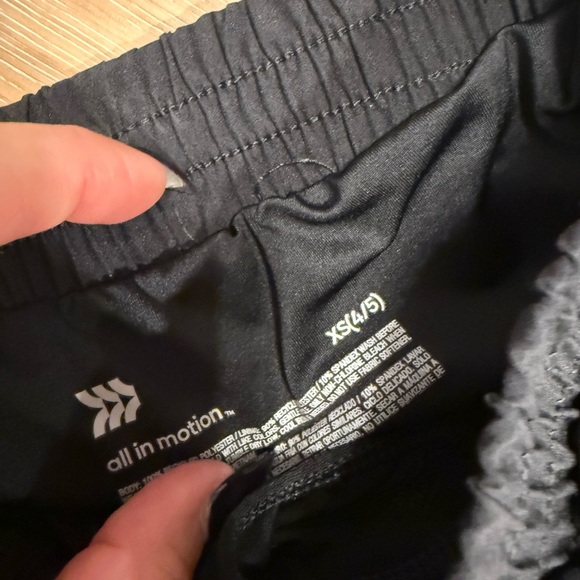 All in Motion Kids Black Athletic Shorts - Picture 3 of 3